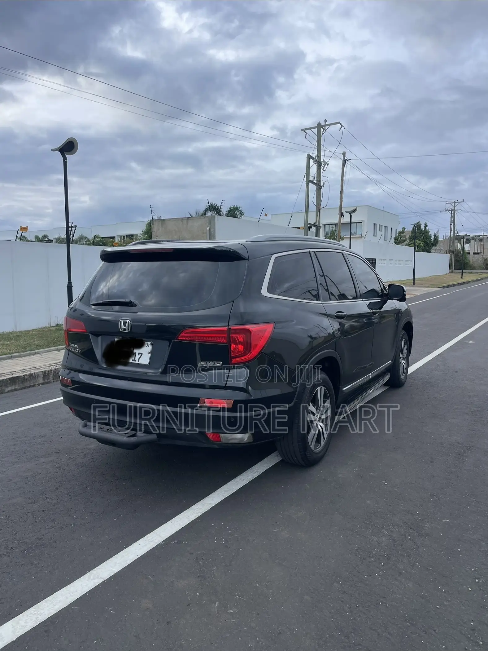 Honda Pilot EX-L 4dr SUV 4WD (3.5L 6cyl 5A) 2017 Black