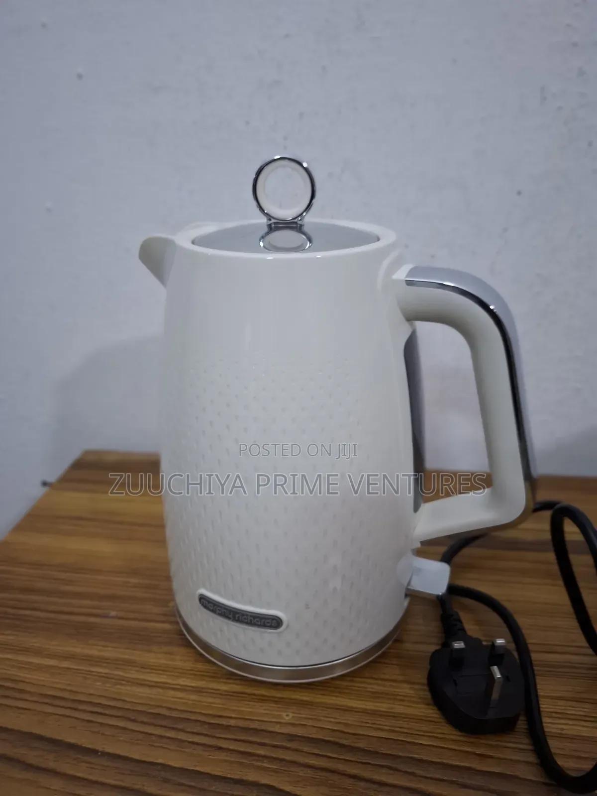 Morphy Richards 1.7l Verve Cream Plastic Kettle From Uk 