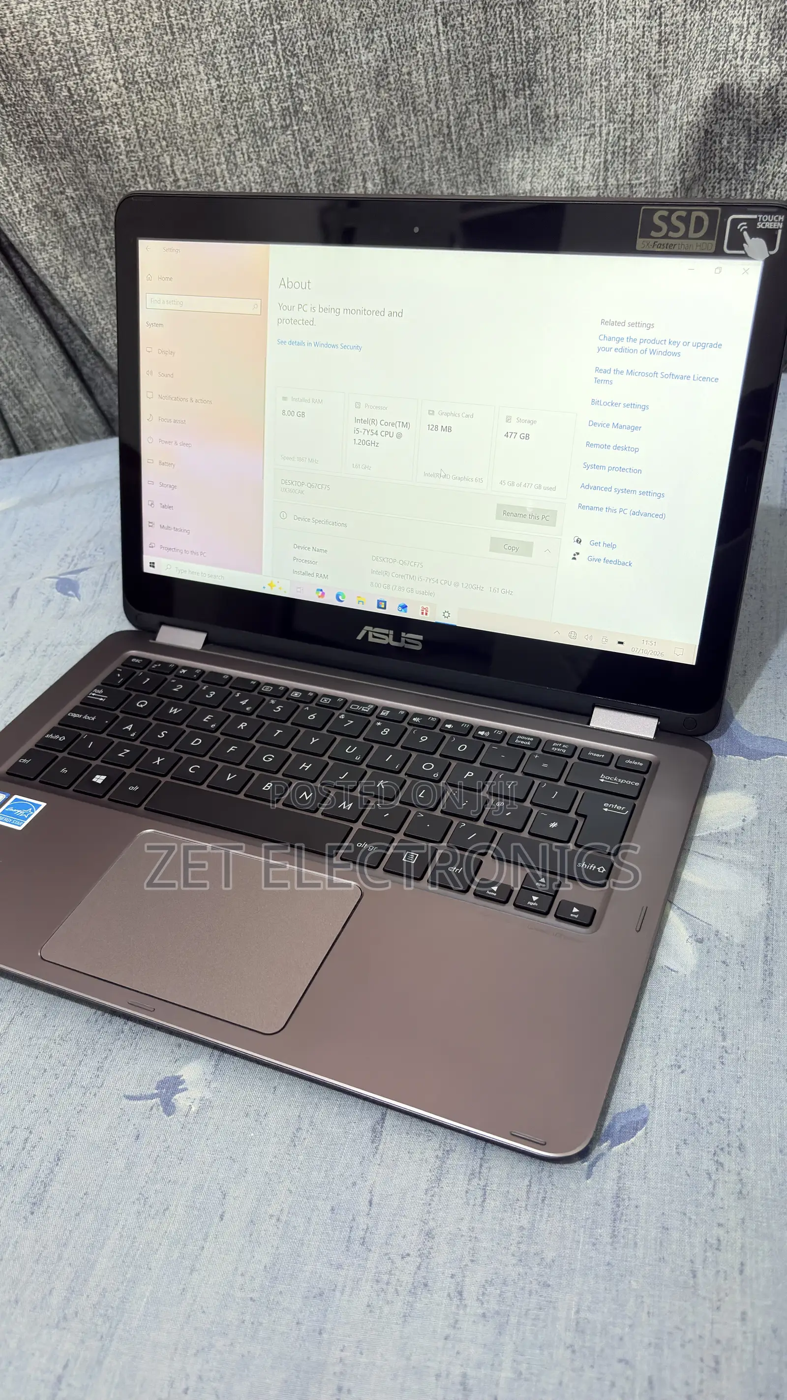 Laptop Asus UX360CA 8GB Intel Core i5 SSD 500GB