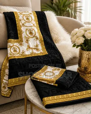 3in1 Set Versace Embroidered Towels