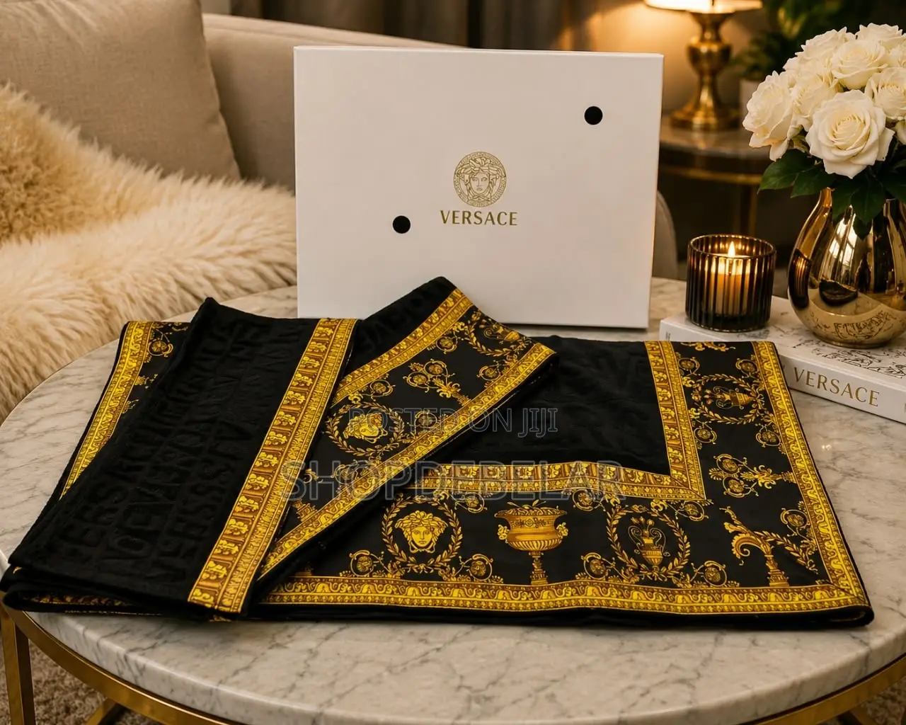 3in1 Set Versace Embroidered Towels