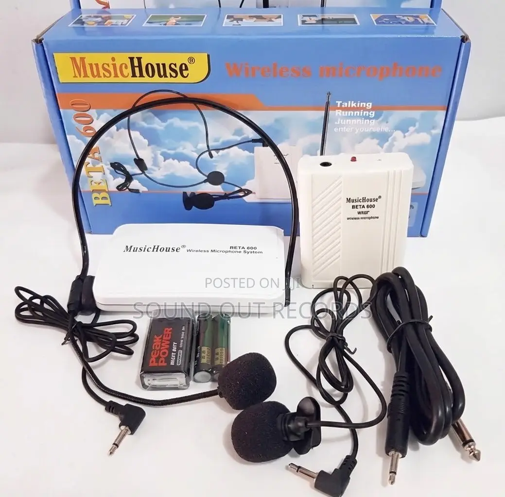 Musichouse Wireless Lapel Microphone System