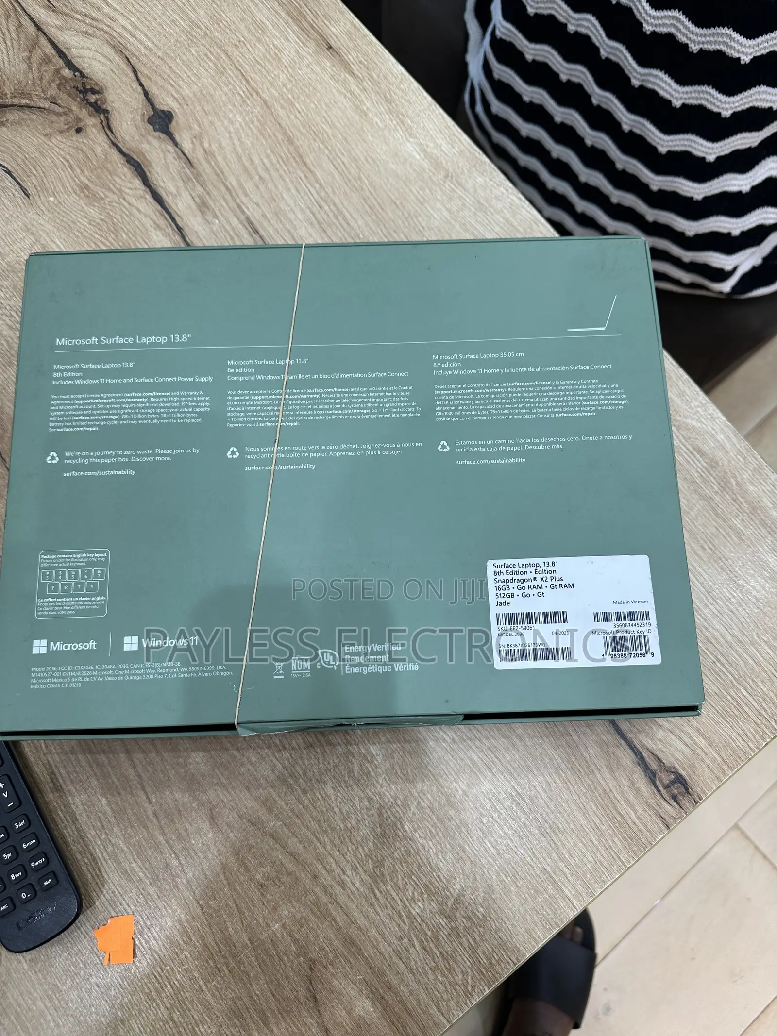 Laptop Microsoft Surface Pro 16GB Qualcomm Snapdragon X Plus SSD 512GB