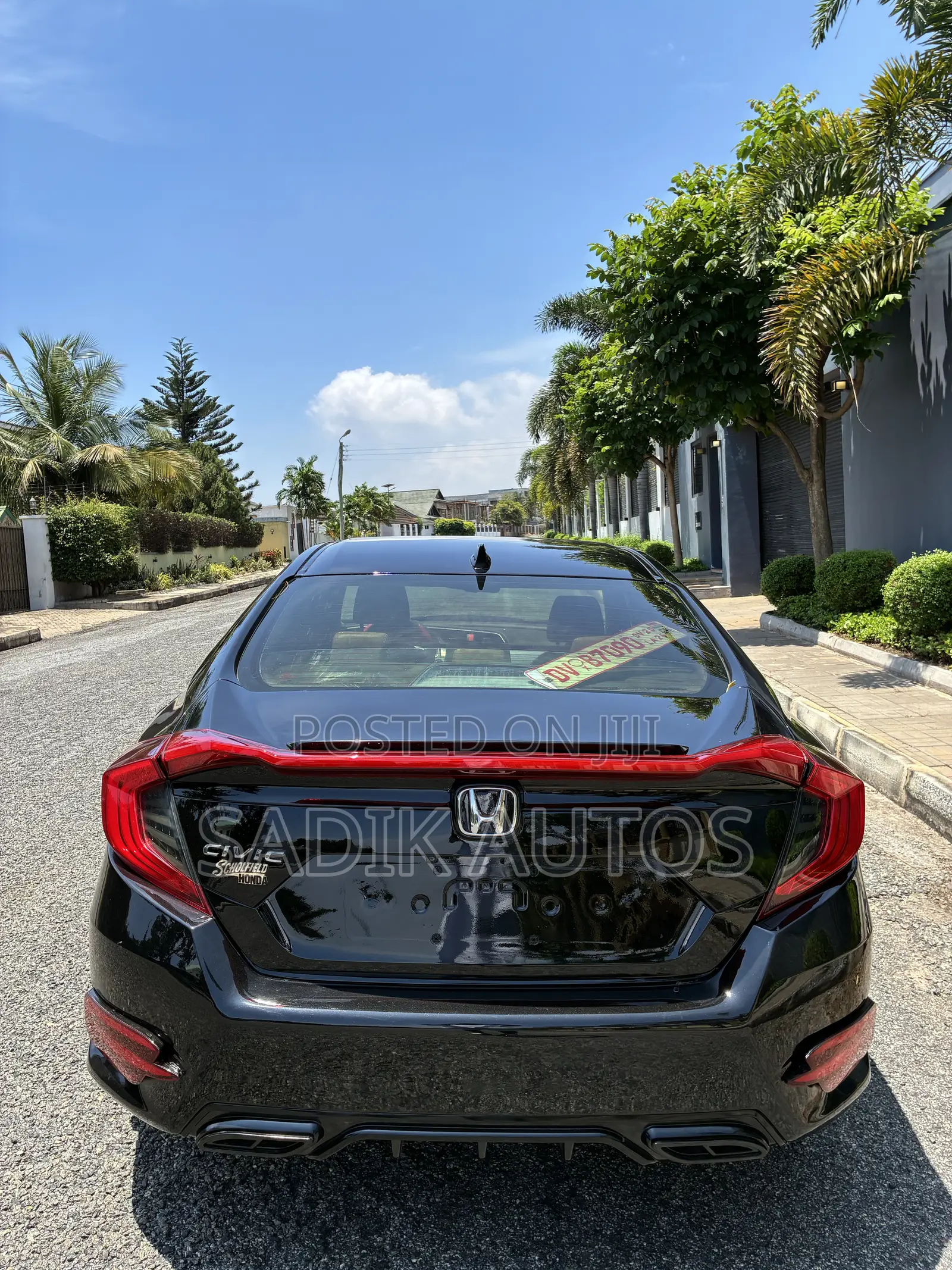 Honda Civic EX-L Sedan 2018 Black