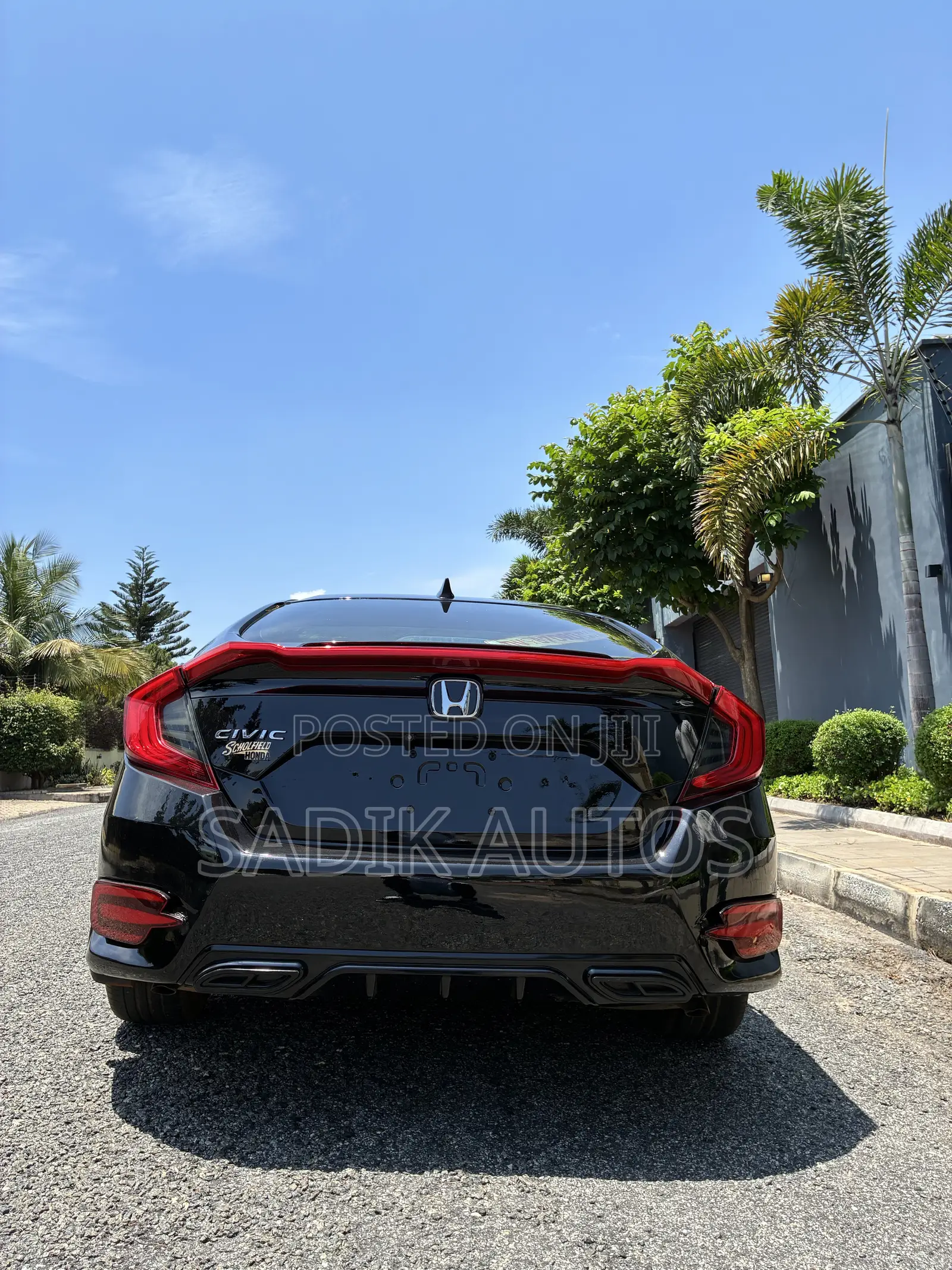 Honda Civic EX-L Sedan 2018 Black