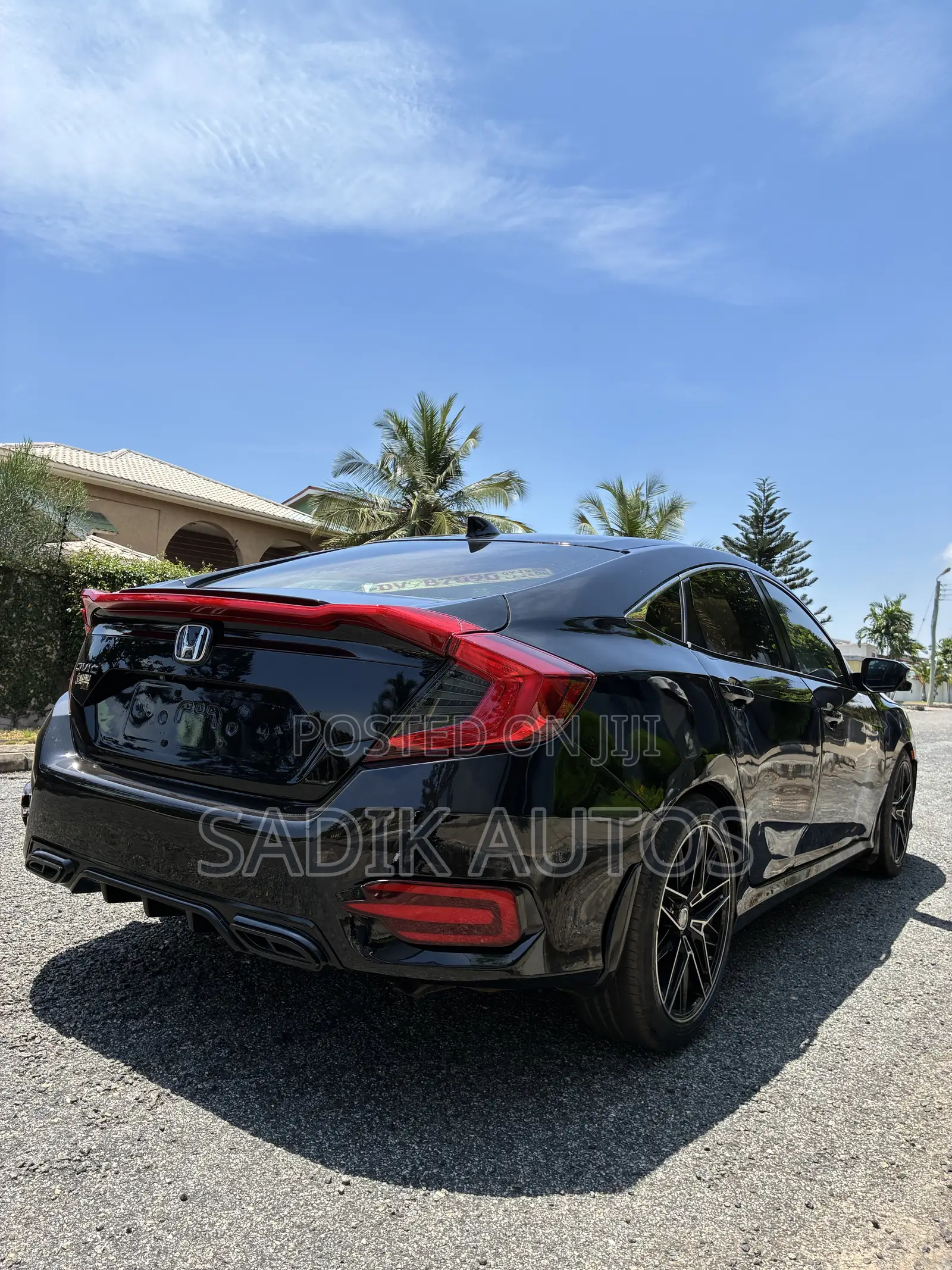 Honda Civic EX-L Sedan 2018 Black