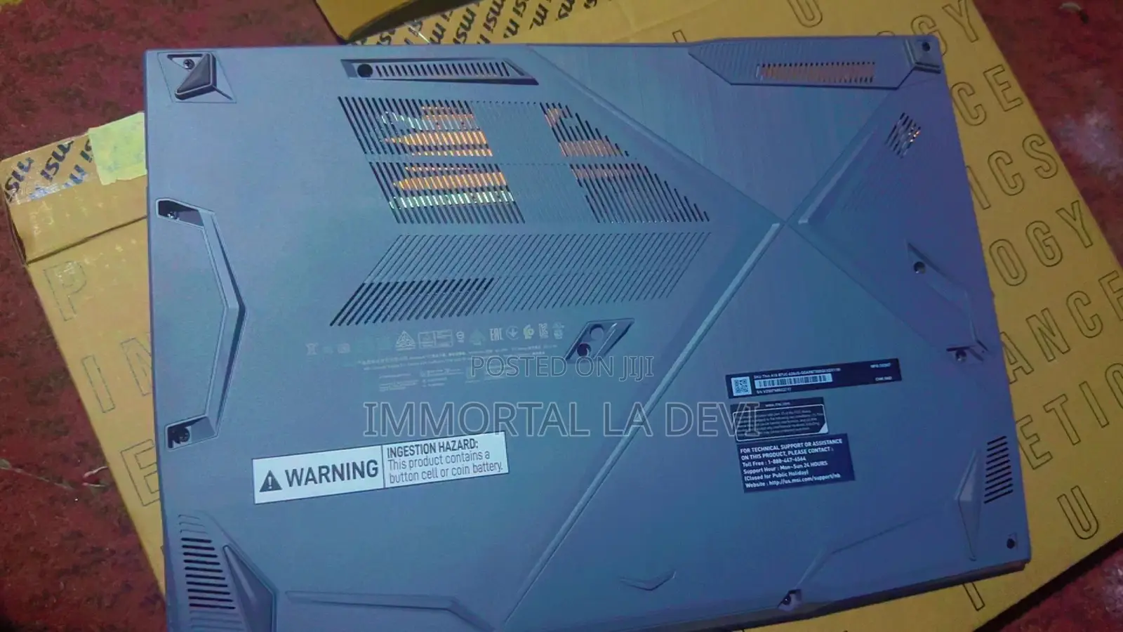 New Laptop MSI 8GB Intel Core i5 SSD 512GB