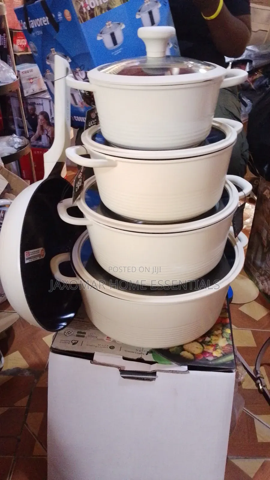 9pcs UCC Life Granite Cookware Set