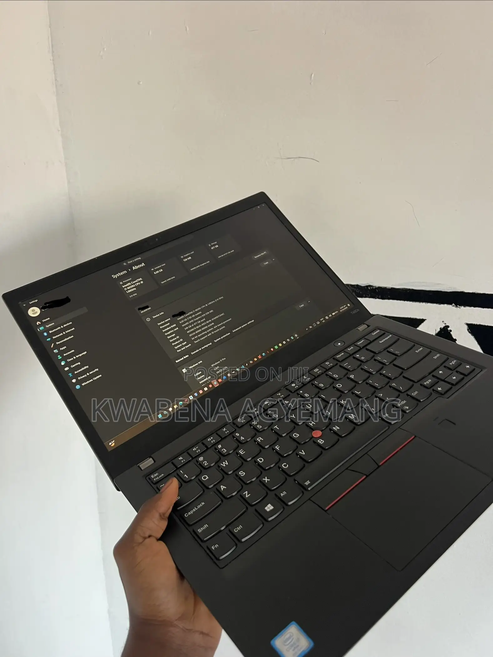 Laptop Lenovo ThinkPad T480s 8GB Intel Core i7 SSD 512GB