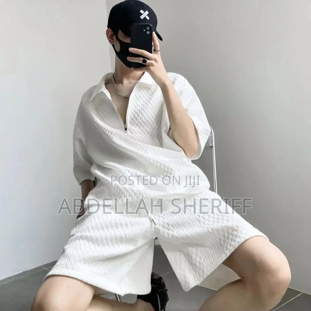Men Casual Set ( Short Sleeves Top & Shorts)