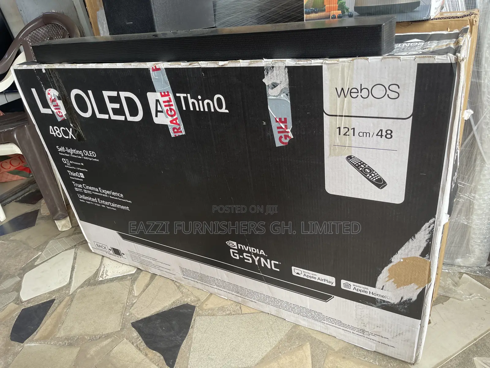 Cx 43 Inches OLED LG HIGH GAMING TV 4k at 120 Hz Smart Uhd HDR Pro Uk TV