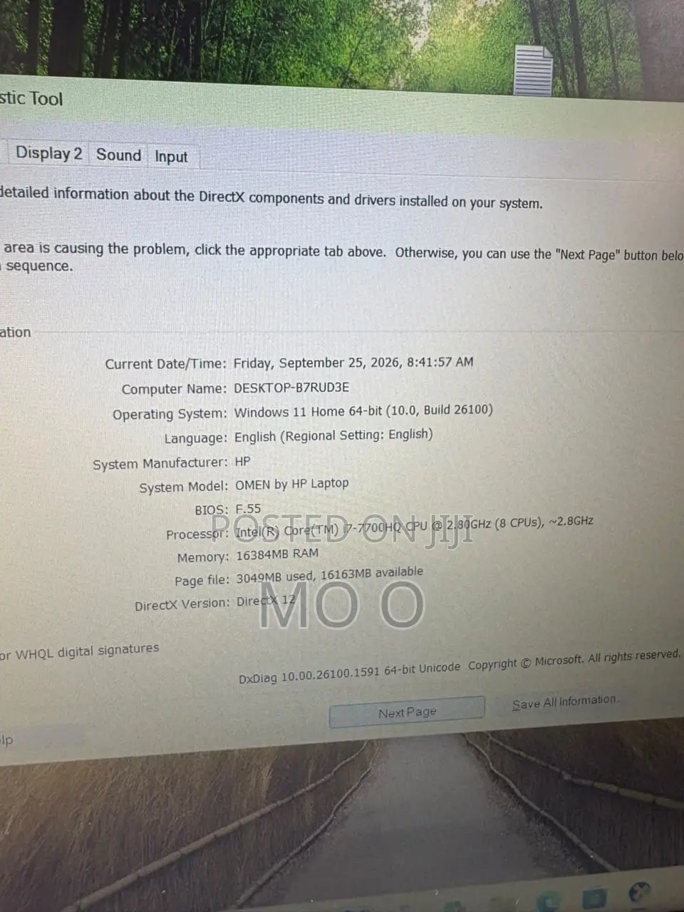 Laptop HP Omen 15 16GB Intel Core i7 SSD 512GB