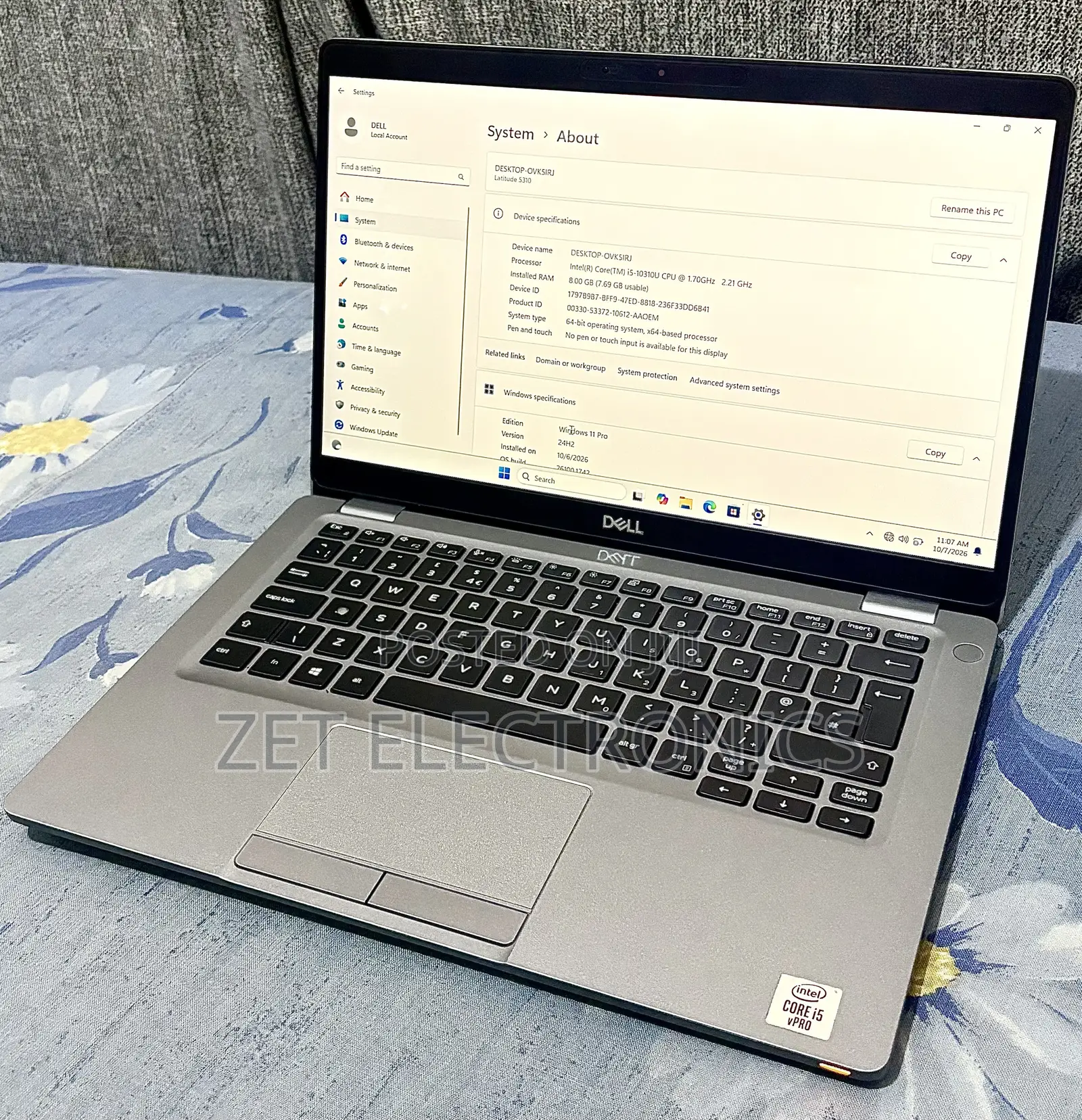 Laptop Dell Latitude 5310 8GB Intel Core i5 SSD 500GB
