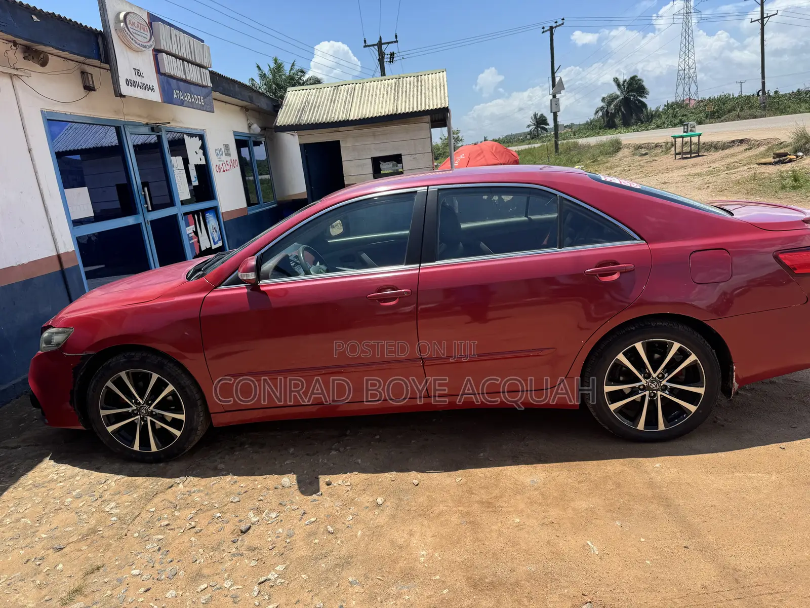 Toyota Camry Base 4dr Sedan (2.5L 4cyl 6M) 2010 Red