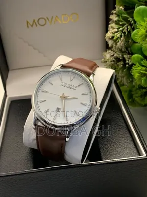 Movado Leather Watch for Men – Classic Everyday Timepiece
