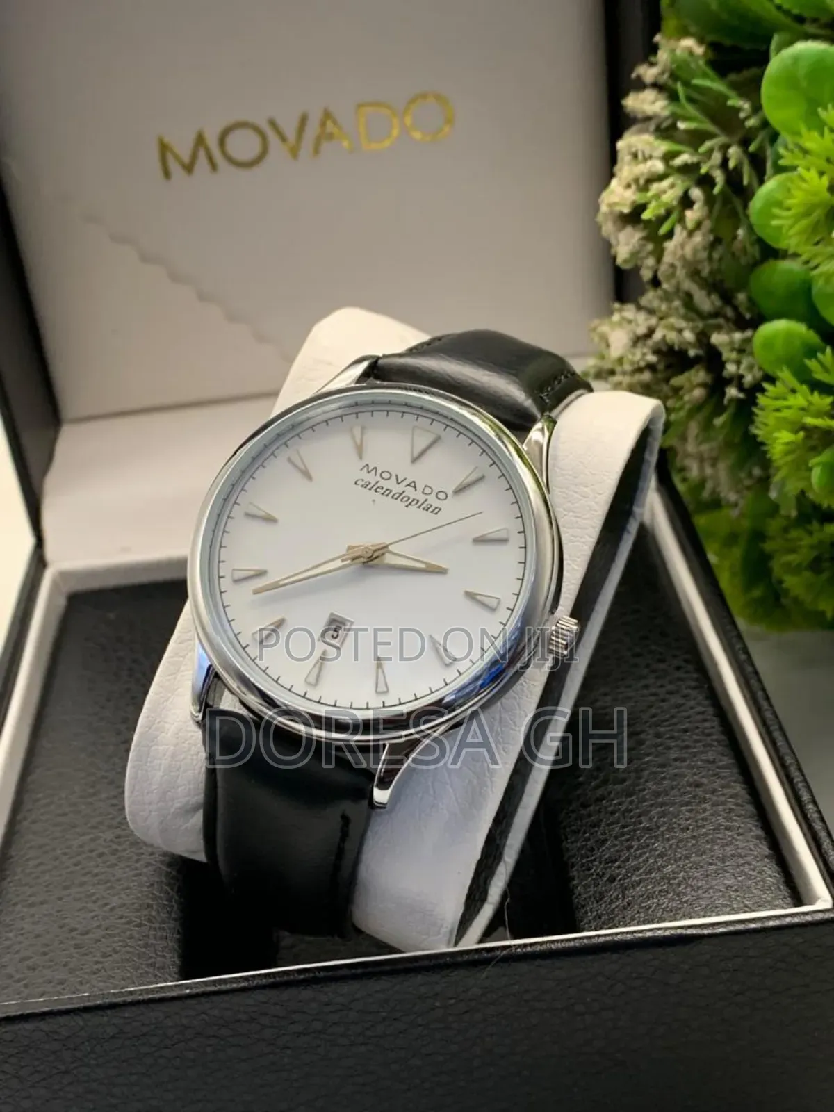 Movado Leather Watch for Men – Classic Everyday Timepiece