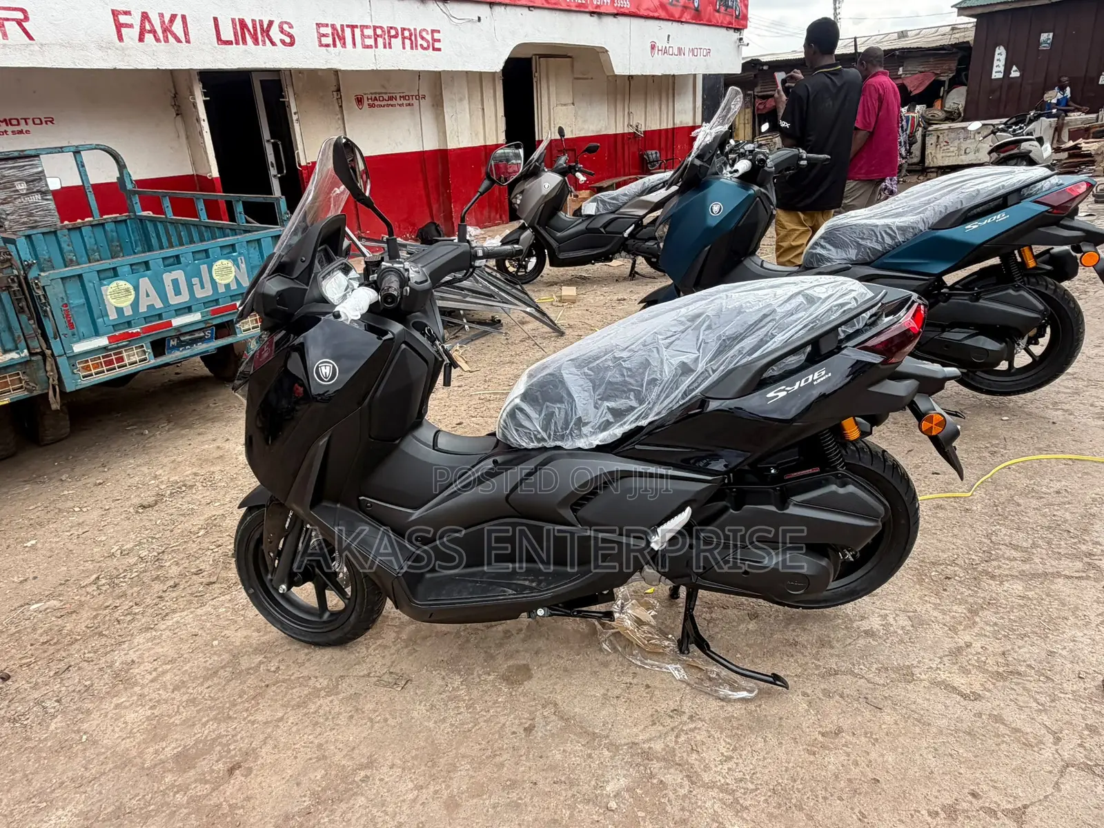 New Haojin HJ125 2026 Black
