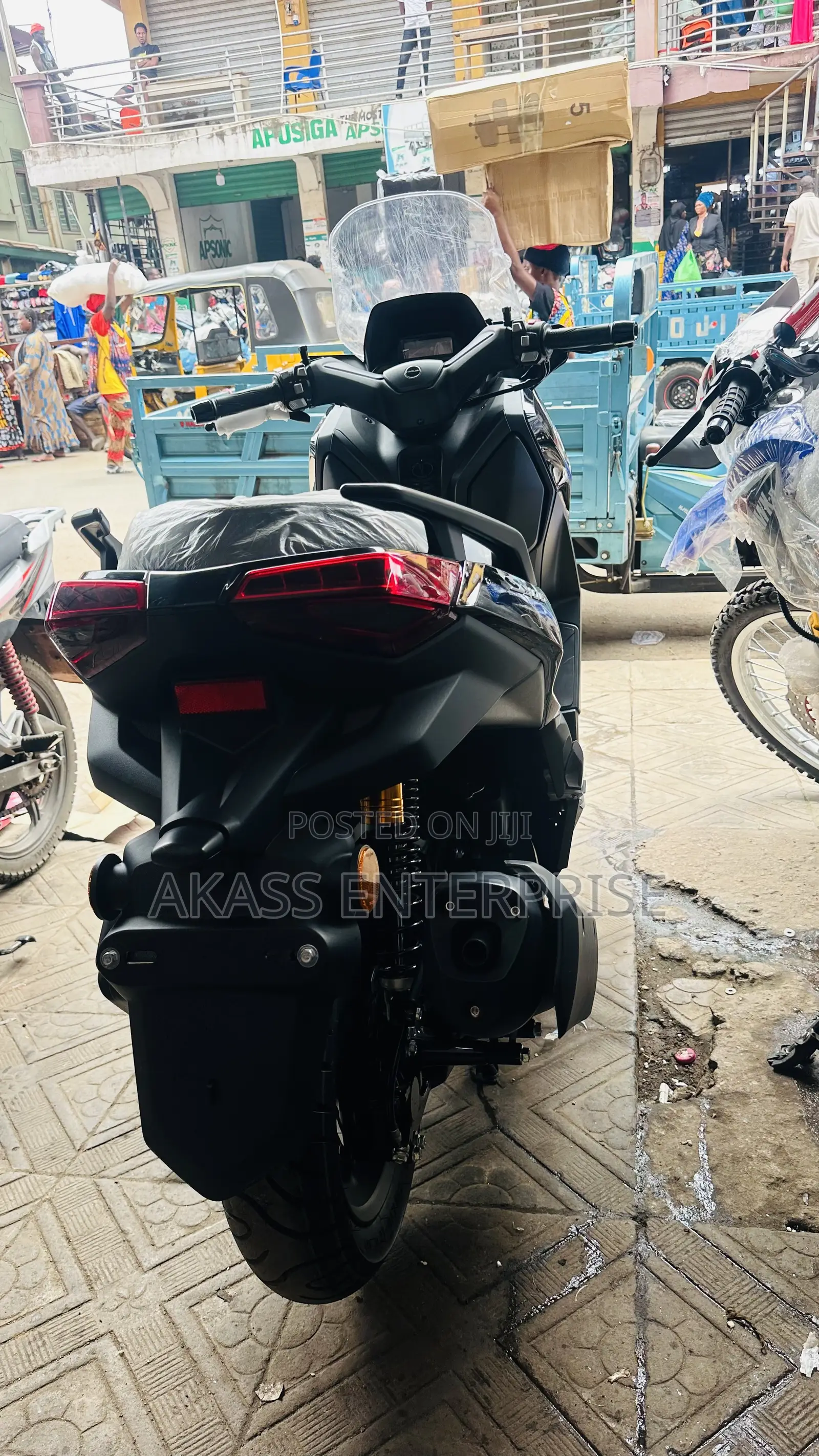 New Haojin HJ125 2026 Black