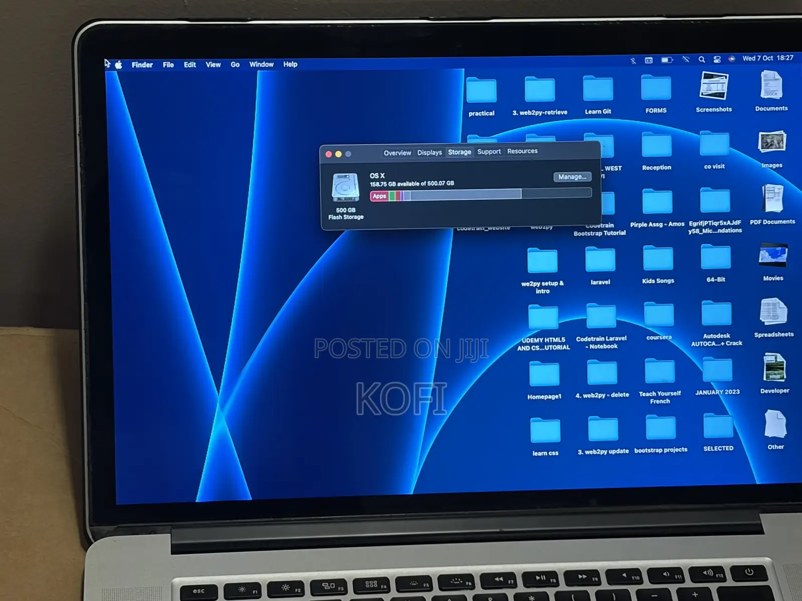 Laptop Apple MacBook Pro 2015 16GB Intel Core i7 SSD 512GB