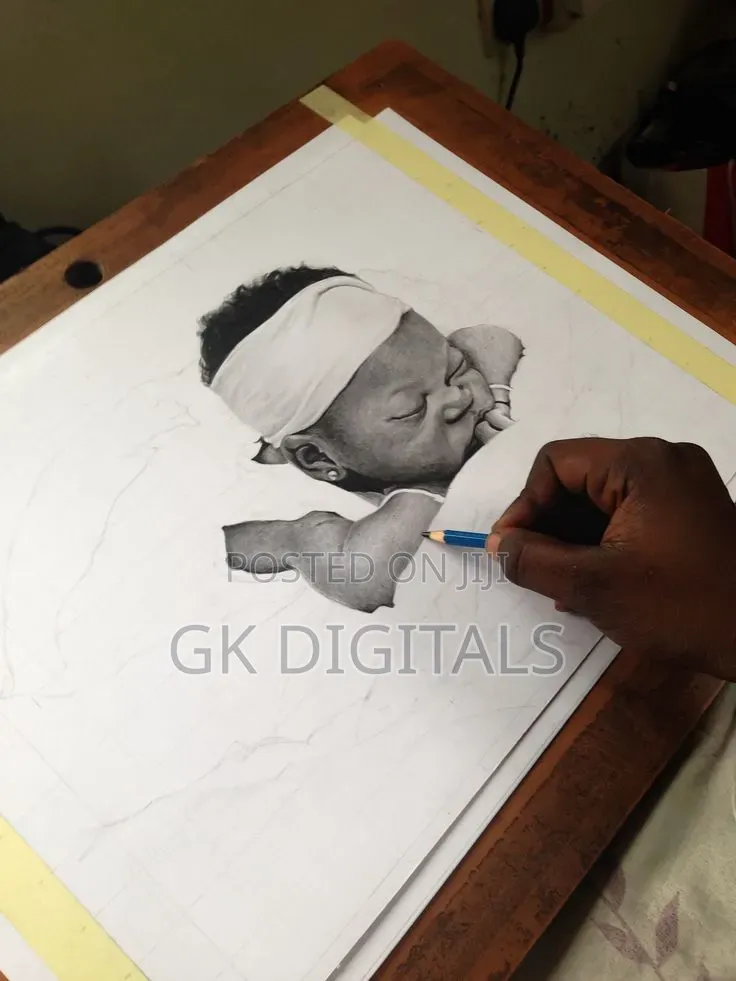 Hand-Drawn Portrait From Your Photo – Birthdays, Gifts & Memorials