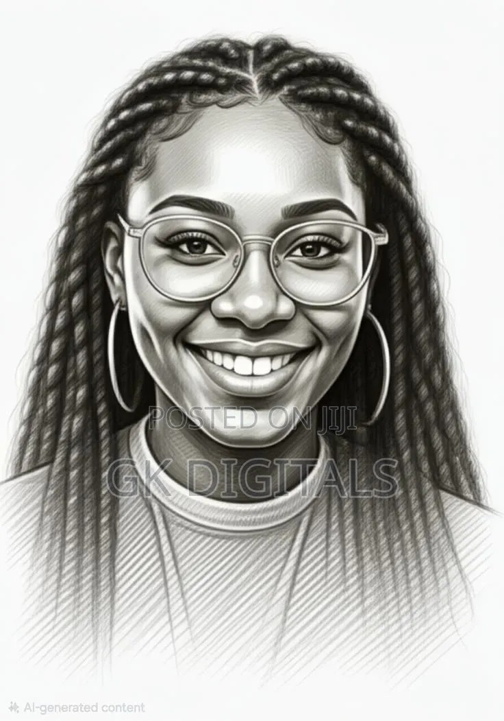 Hand-Drawn Portrait From Your Photo – Birthdays, Gifts & Memorials