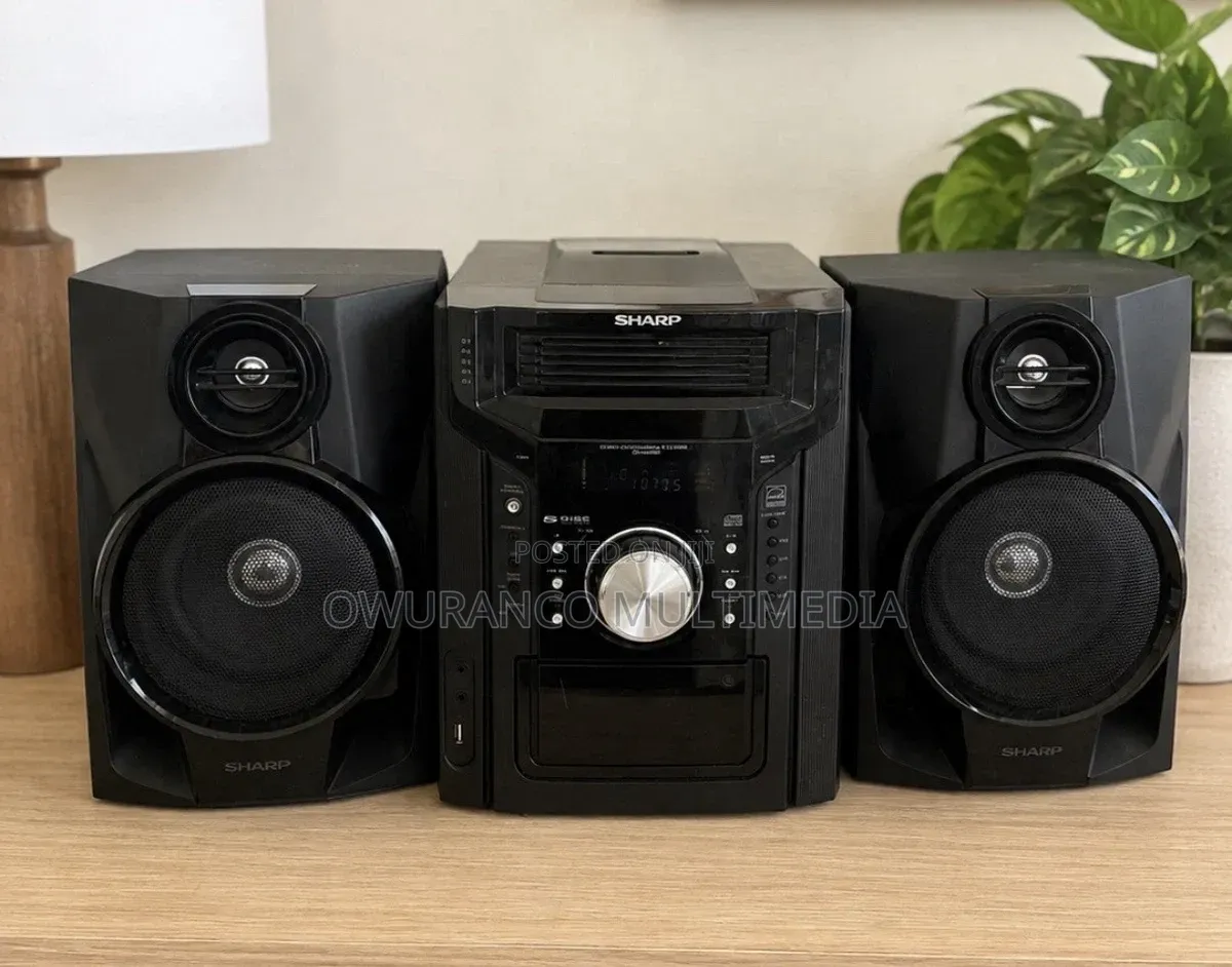 SHARP CD-BH950 240W 5 Disk- Bluetooth, USB Drive, AM/FM Radio + Remote