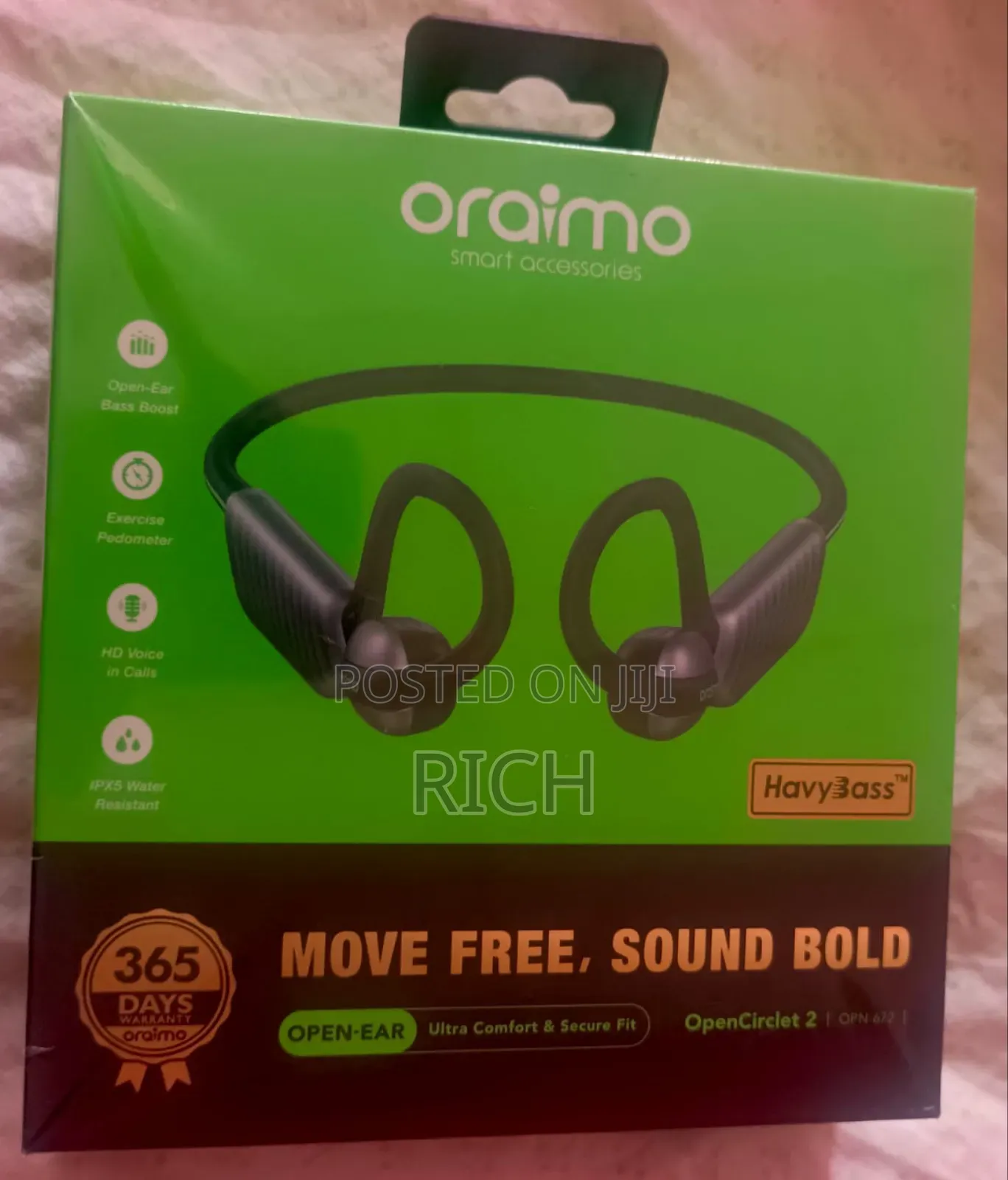 1 Week Used ORAIMO Open Circlet 2
