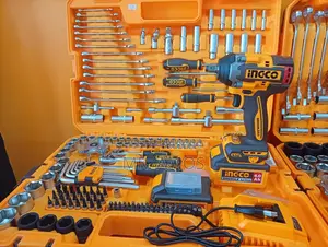172 Pieces Tools Set With Cordless Impact Wrench Set - HKTHP41723