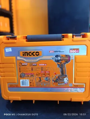 650Nm Cordless Impact Wrench With 2x 4.0Ah Batteries - CIWLI2065
