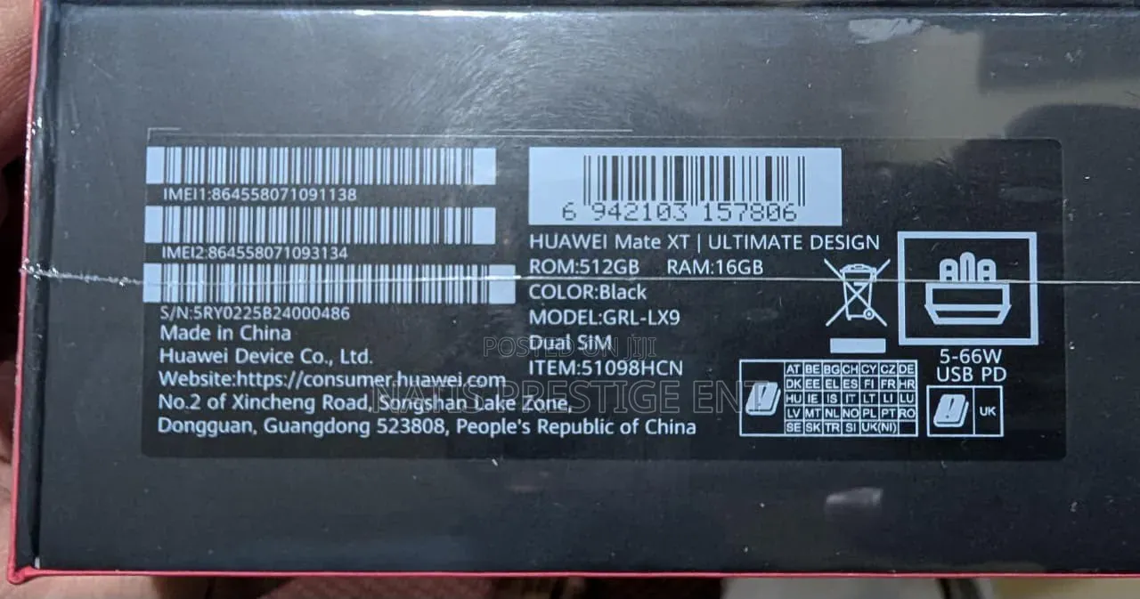 New Oppo Find X9 Ultra 512 GB Black