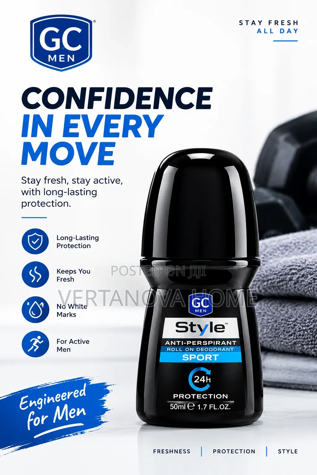 GC Style Up Roll on - Fresh X4