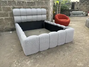 Double Cloud Channel Bed Frame by Woodland Furniture