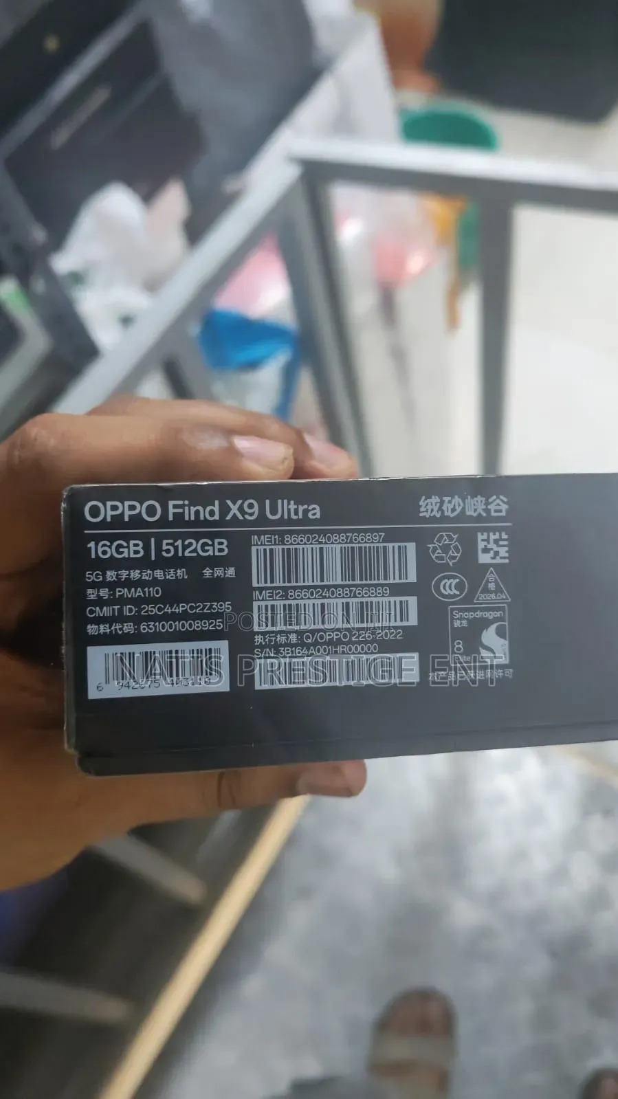 New Oppo Find X9 Ultra 1 TB Black