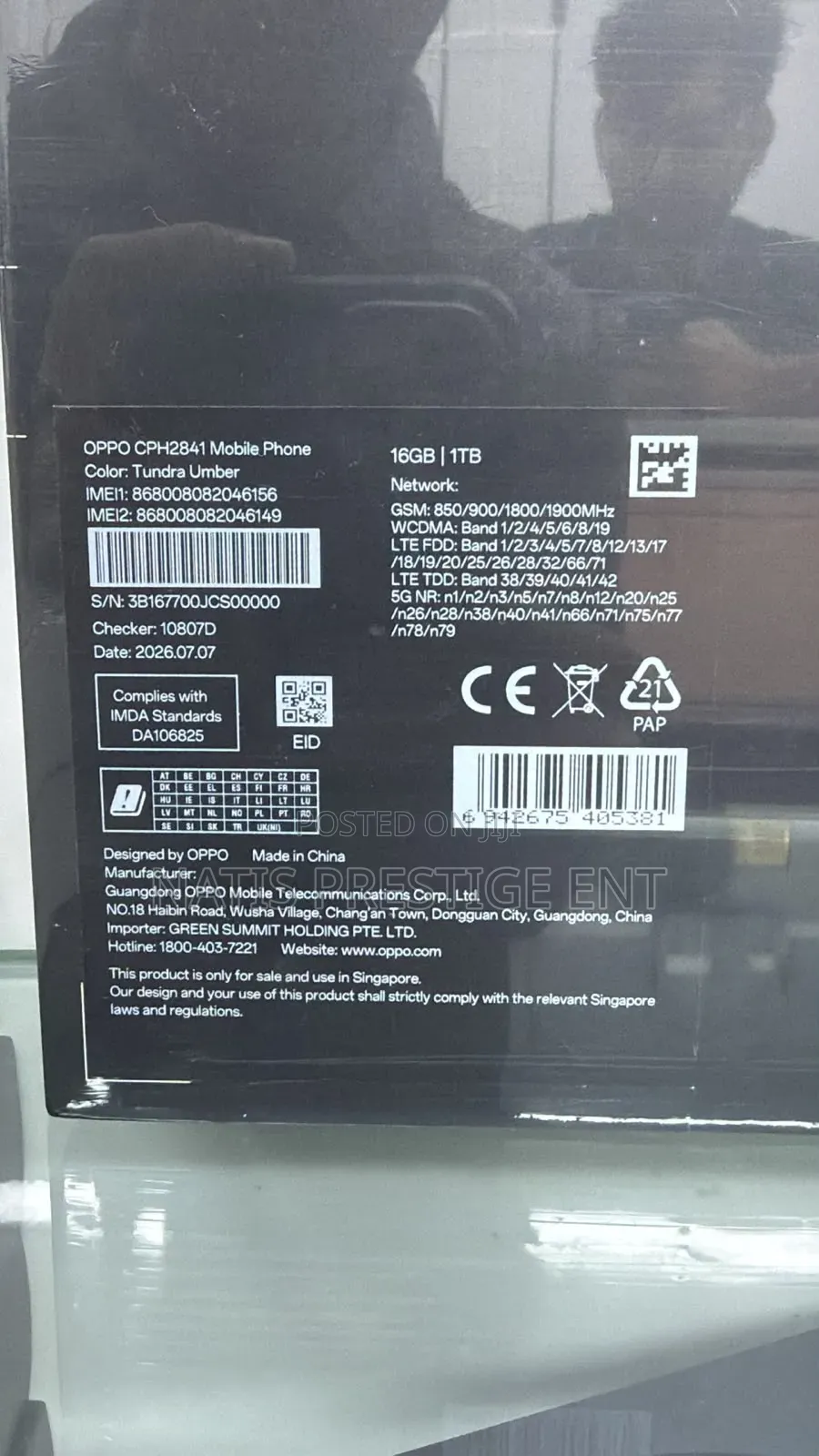 New Oppo Find X9 Ultra 1 TB Black