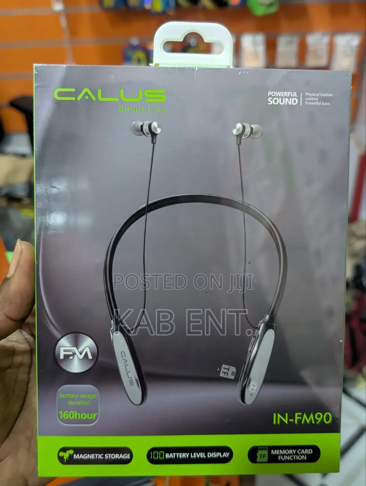 CALUS N-Fm80 Smart Live Neckband With FM