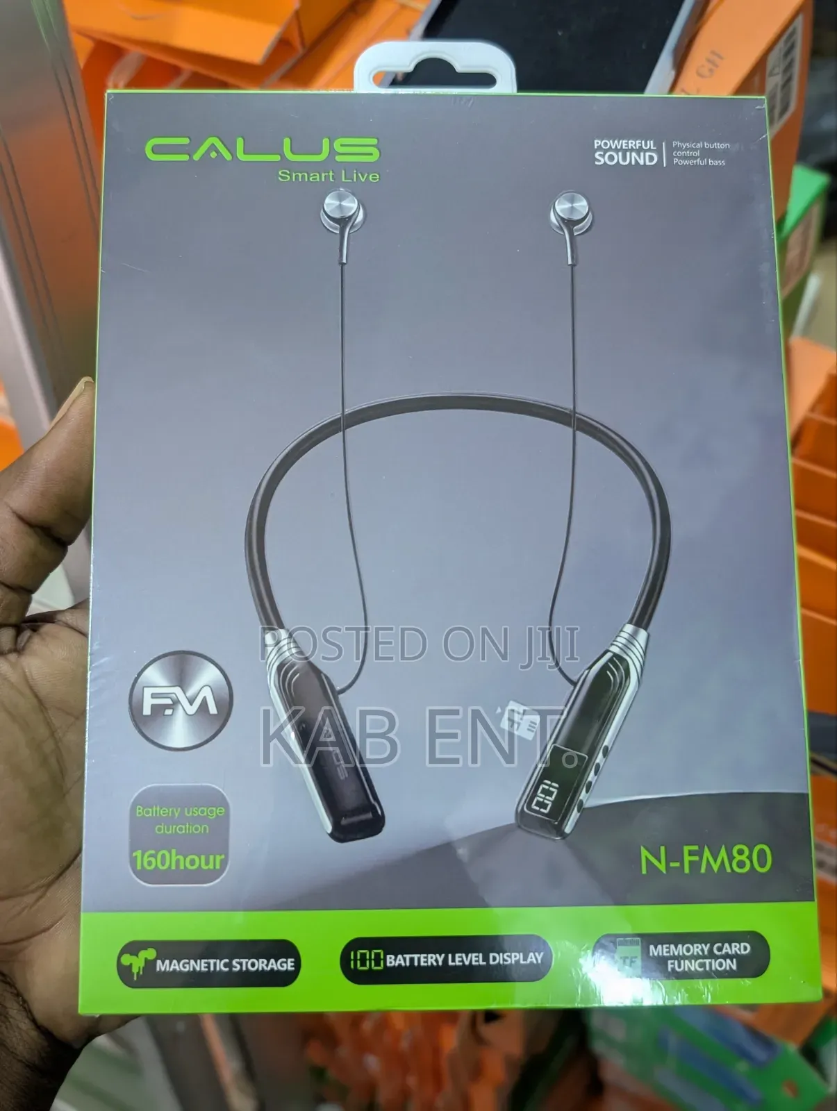 CALUS N-Fm80 Smart Live Neckband With FM