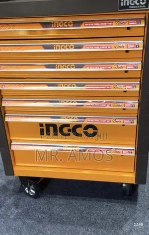 396 Pieces Tool Chest Set With 850Nm Impact Wrench - HTCS283962