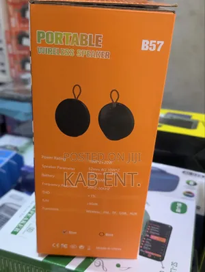 B57 Portable Wireless Speaker: Big Sound in a Round, Portable Design