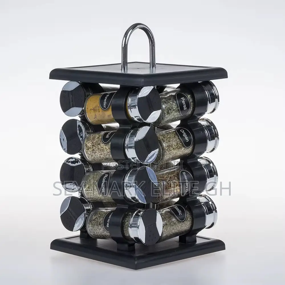 16pcs Rotation Spice Rack
