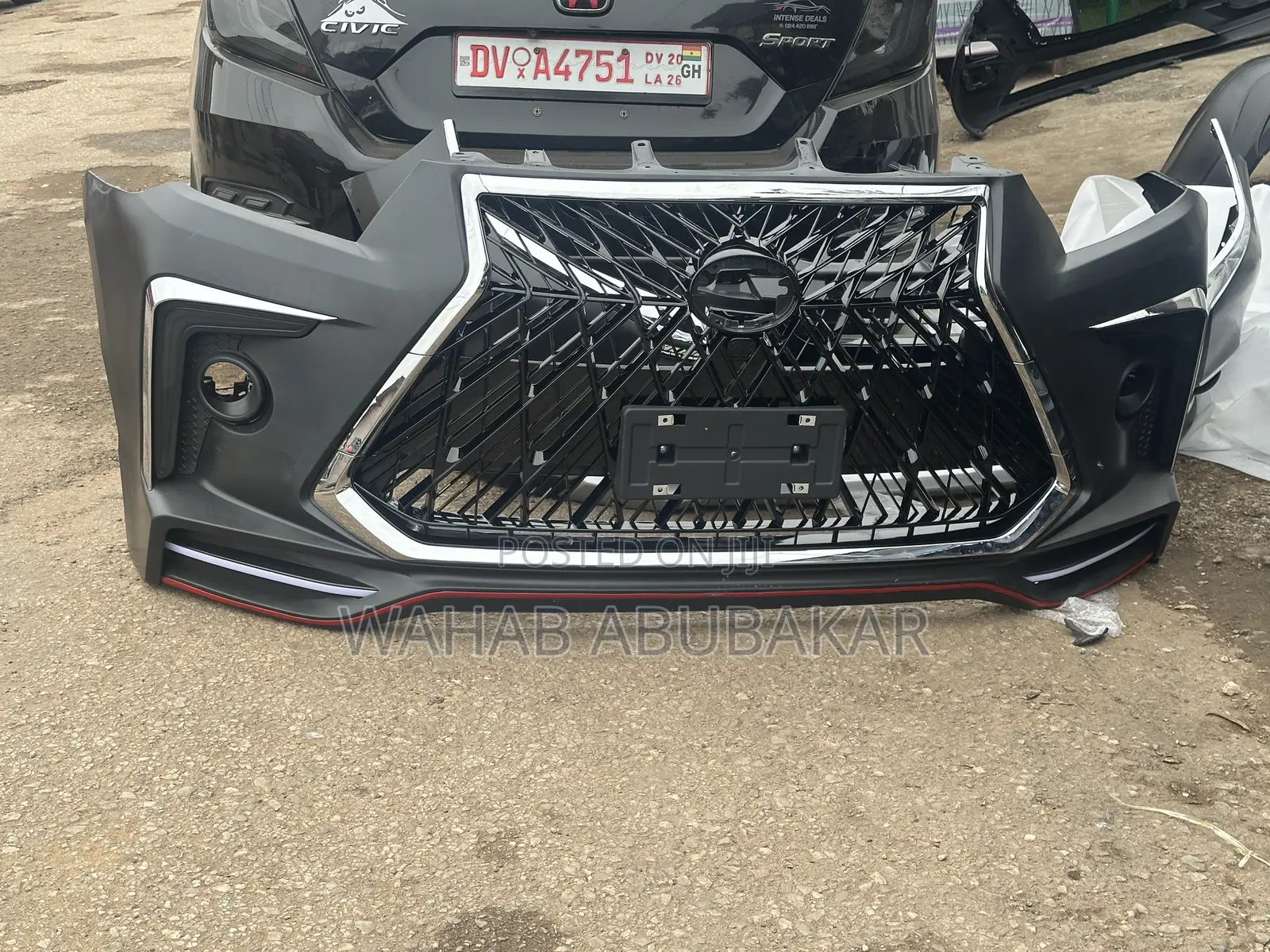 Toyota Highlander 2012 Front Bumper Complete Spark