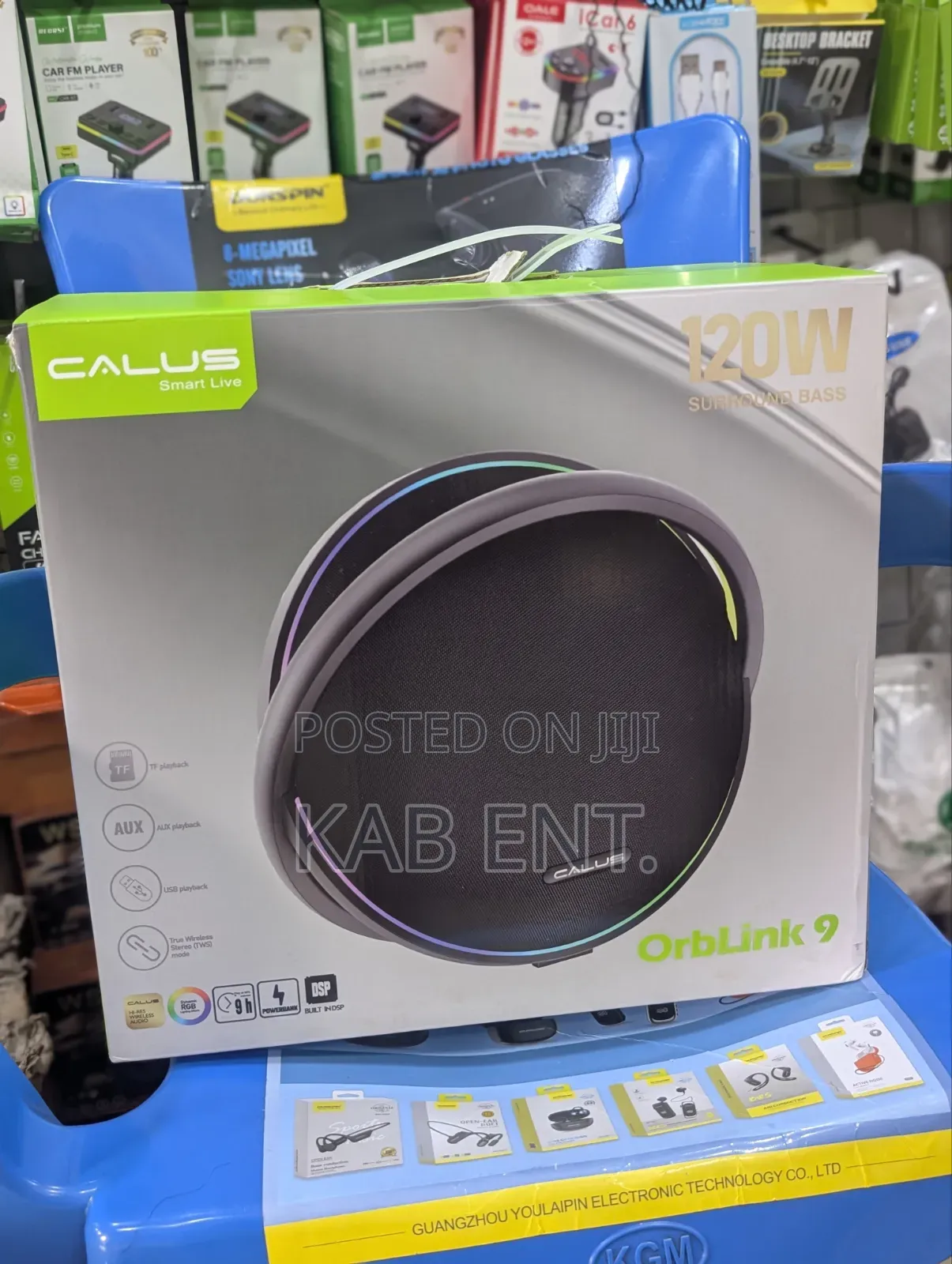 Calus OrbLink 9 – 120W Surround Bass Portable Bluetooth Speaker
