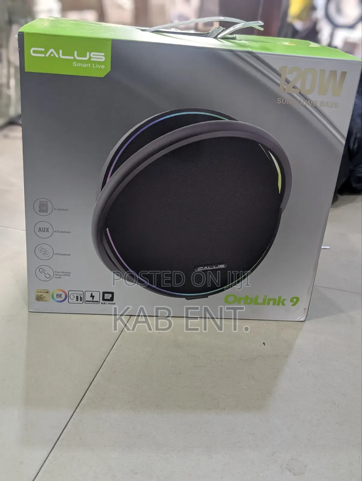 Calus OrbLink 9 – 120W Surround Bass Portable Bluetooth Speaker
