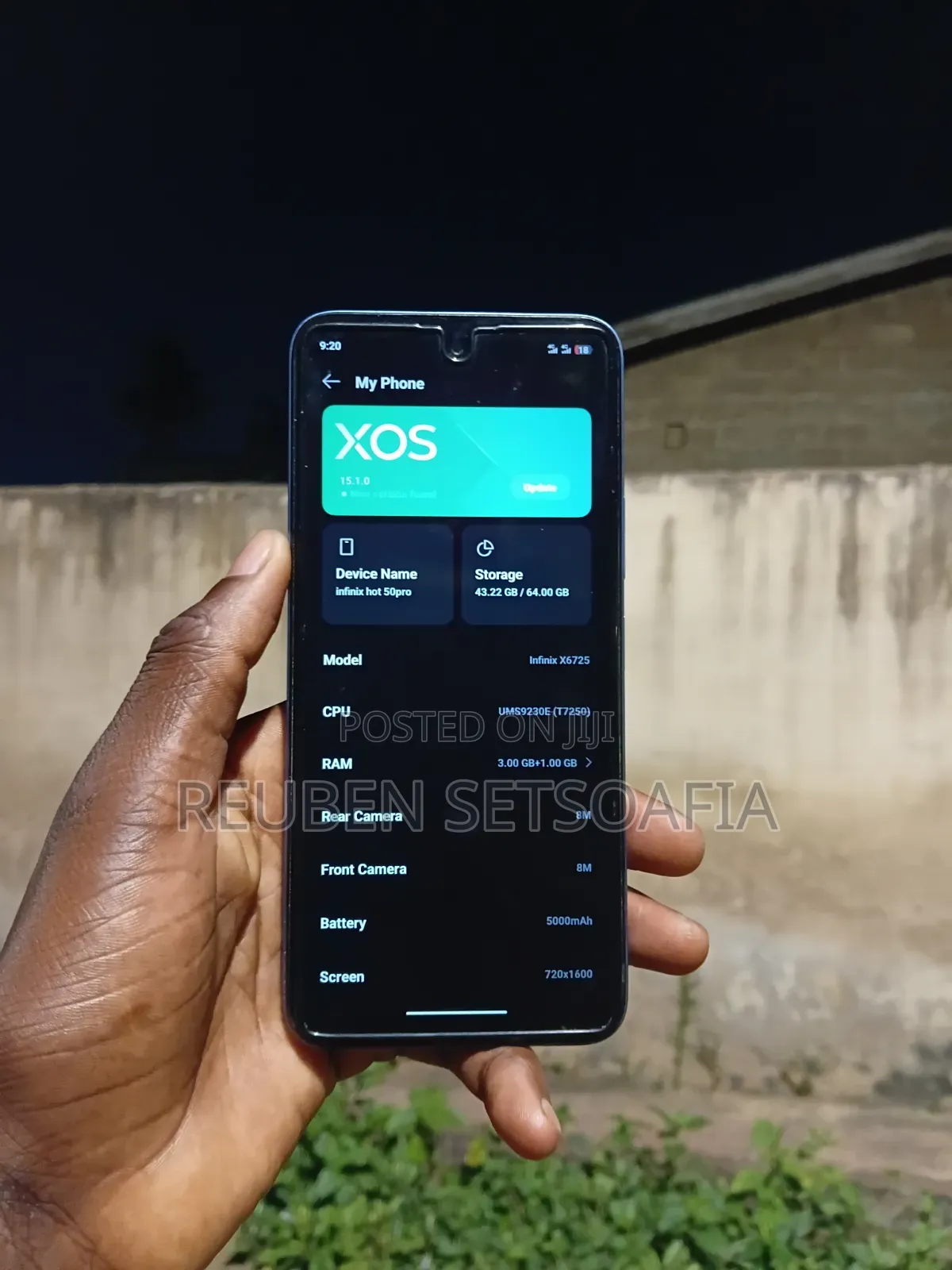 Infinix Smart 10 64 GB Blue