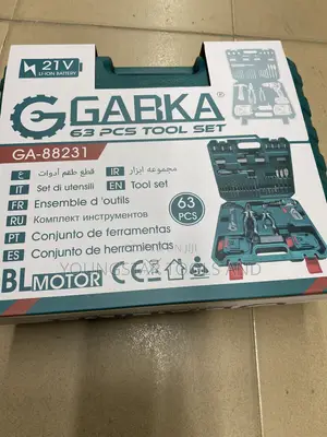 GARKA 63 PCS Tool Set (GA-88231) - 21V Cordless Drill & Hand Tools Kit