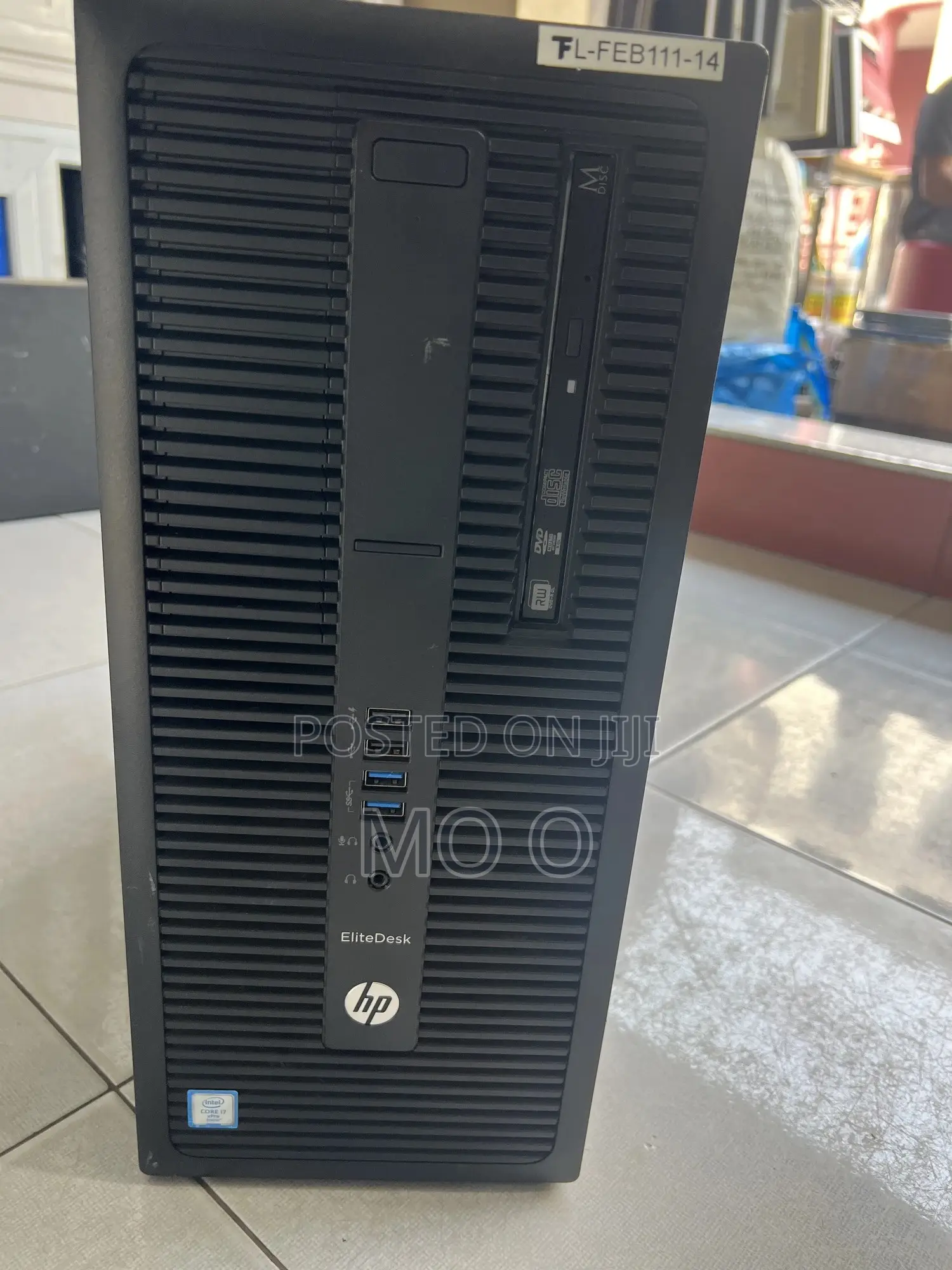 Desktop Computer HP EliteDesk 800 G3 8GB Intel Core i7 SSD 256GB