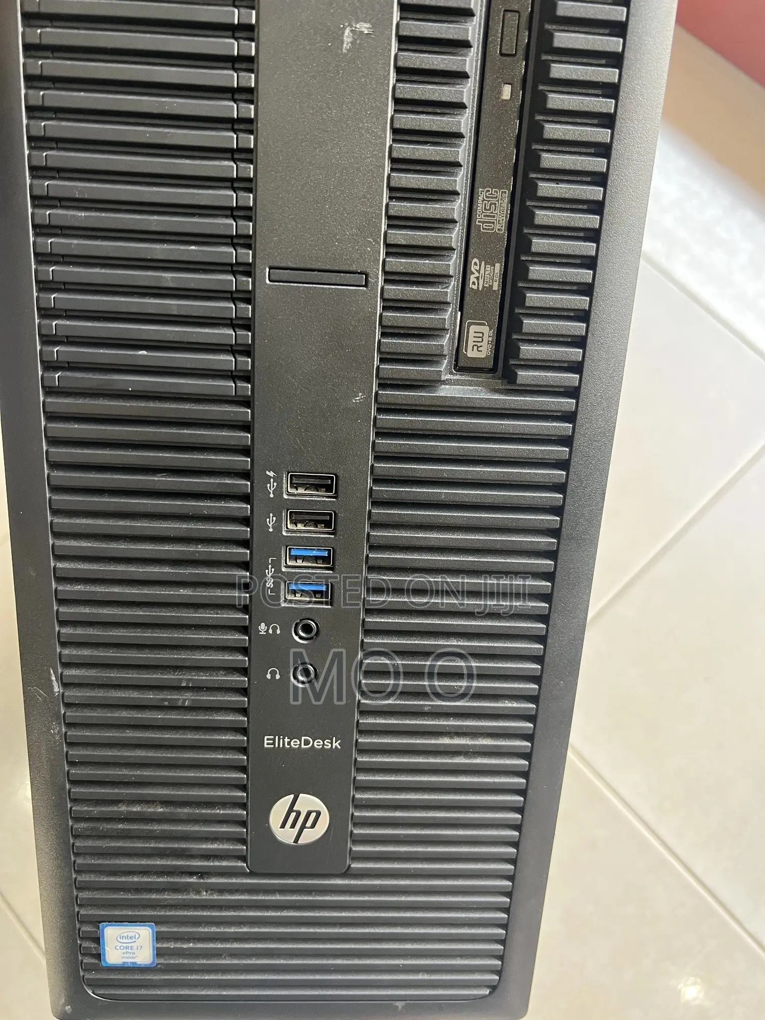 Desktop Computer HP EliteDesk 800 G3 8GB Intel Core i7 SSD 256GB