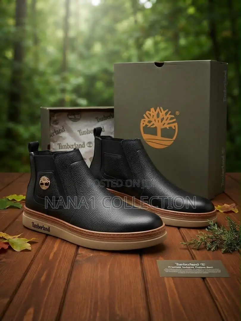 Men’s Leather Timberland - Branded Chelsea Boots