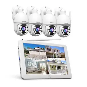 4 Channels Smart Wireless WiFi CCTV + Monitor Screen 5G