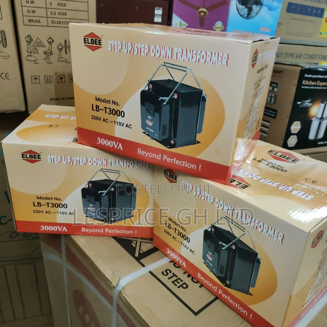 Classy High Grade 3000W Step Up and Down Transformer From Elbee