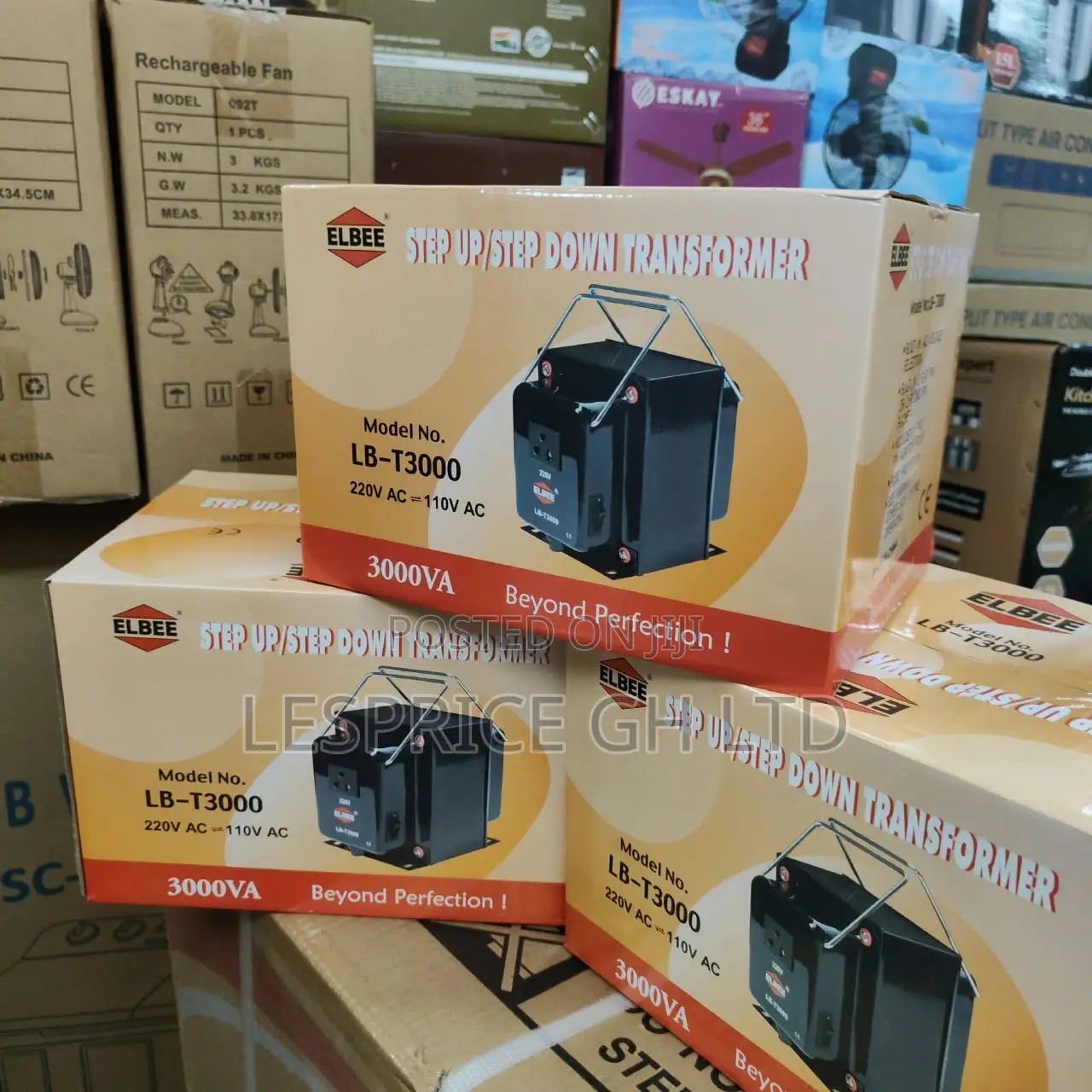 Portable and Durable 3000W Step Up & Down Transformers From Elbee